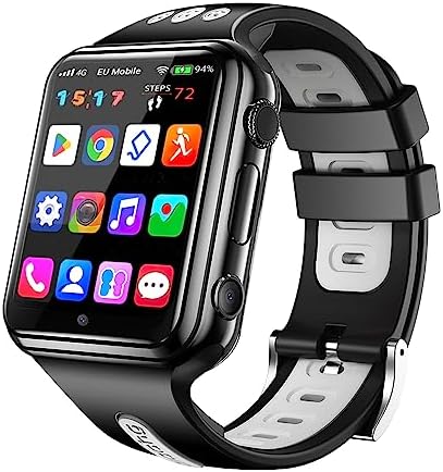 noun-home Montre Connectée Enfant GPS Podometre pour Garçon Fille Smartwatch SIM 4G SMS sous OS Android Whatsapp Bluetooth Appel Vidéo Bracelet GPS Enfant Contrôle Parental (Silver) Fiche Technique et Prix au Maroc