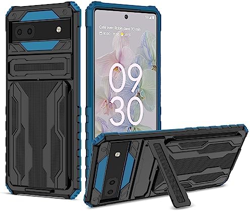 Case Tablet PC Compatible avec la Coque Google Pixel 6A avec Porte-Cartes, Protection de qualité Militaire Antichoc for téléphone Compatible avec Google Pixel 6A. Tablet Couverture arrière (Color : B Fiche Technique et Prix au Maroc