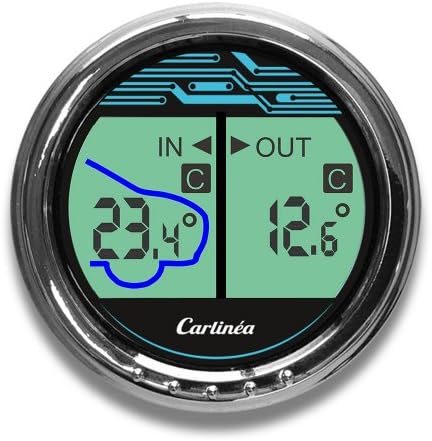 Carlinea Thermomètre Intérieur/Extérieur -30°/ +50° Hi-Tech 485004 Fiche Technique et Prix au Maroc