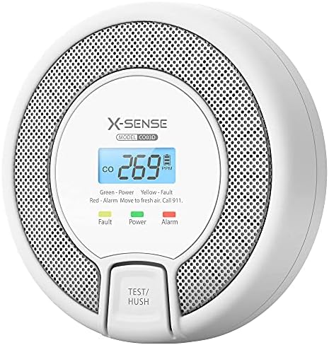 X-Sense Détecteur de Monoxyde de Carbone Autonome avec Affichage Numérique, Capteur Précis avec Une Durée de Vie de 10 Ans, Batterie Remplaçable, Conforme à la Norme en 50291, CO03D Avis, Fiche Technique et Prix au Maroc