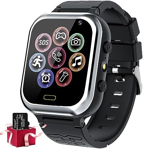 YEDASAH Montre Connectée Enfant - Montre Intelligente Enfants Garçons Smartwatch Phone Appel SOS, Caméra Jeux éducatifs Lecteur MP3 Musique, étudiants Cadeau d'anniversaire Idéa 4-12 Ans(Noir) Fiche Technique et Prix au Maroc