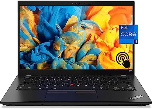 Ordinateur portable professionnel Lenovo ThinkPad L14 à écran tactile, processeur Intel Core i5-1135G7 4 cœurs, écran tactile FHD IPS 14", Thunderbolt 4, clavier résistant aux éclaboussures, Windows 11 Pro (12 Go de RAM | 512 Go SSD)
 Fiche Technique et Prix au Maroc