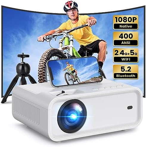 Mini projecteur portable avec WiFi 5G et Bluetooth, projecteur de film ACROJOY natif 1080P avec trépied et écran 240", projecteur vidéo extérieur compatible avec clé TV/HDMI/USB/PS5/iOS/Android
Avis, Fiche Technique et Prix au Maroc