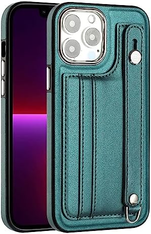 Case Tablet PC Étui portefeuille for iPhone 15 Pro, dos en cuir PU souple + doublure en microfibre douce anti-rayures avec bracelet réglable, béquille résistante aux rayures, housse de protection anti Fiche Technique et Prix au Maroc