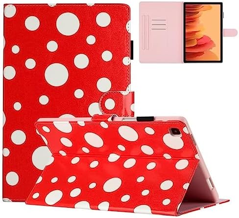 Coque iPad Pro 11 inch 2022/2021/2020/2018 Case Housse en Cuir PU Flip Stand Portefeuille Tablet Etui Coque de Protection avec Fente Carte pour iPad Pro 11 inch 2022/2021/2020/2018, Rouge et Blanc Fiche Technique et Prix au Maroc