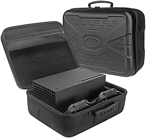 Yuhtech Étui de Voyage pour Xbox Series X Console, Sac de Rangement pour Console de Jeu, Manette et Accessoires de Jeu Fiche Technique et Prix au Maroc