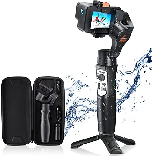 Stabilisateur de cardan 3 axes pour Gopro Hero 11/10/9, stabilisateur portable pour Gopro pour l'enregistrement vidéo, étanche IPX4, contrôle Bluetooth, compatible avec la caméra Osmo, YI Cam, Insta360, hohem iSteady Pro4
 Fiche Technique et Prix au Maroc