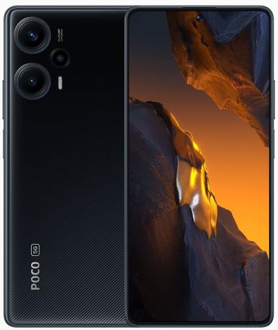 Xiaomi Poco F5 Smartphone 8 Go + 256 Go Snapdragon 7+ Gen 2 6,67” Écran OLED 120 Hz Batterie 5000 mAh 67 W Charge rapide 64 MP Caméra (version globale, noir M16T Fiche Technique et Prix au Maroc