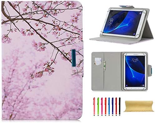 Étui universel pour tablette de 7,5 à 8,5 pouces, Techcircle ultra fin et léger en cuir PU avec support Folio Flip Wallet Coque de protection [Card Slots] [Magnetic Closure]  pour la plupart des tablettes 7,5"-8,5", fleur de cerisier
 Fiche Technique et Prix au Maroc