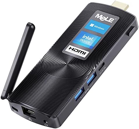 MeLE Mini PC Stick PCG02 sans ventilateur Windows 11 Pro Celeron J4125 8 Go de RAM 256 Go eMMC, micro-ordinateur prend en charge HDMI 4K @ 60 Hz, Gigabit Ethernet, Wi-Fi5 sur les entreprises, l'industrie, le bureau, les médias, la vidéo
 Fiche Technique et Prix au Maroc