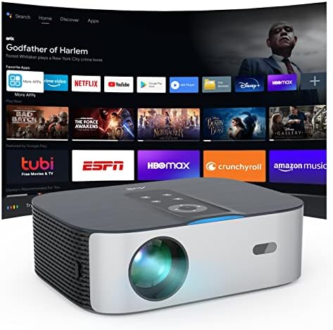 Projecteur intelligent intégré à Android TV 10, Artlii Play4 AutoFocus 5G WiFi Bluetooth Projecteur 4K pris en charge, Keystone automatique, FHD 1080P Projecteur de film extérieur compatible avec iOS, Android
Avis, Fiche Technique et Prix au Maroc