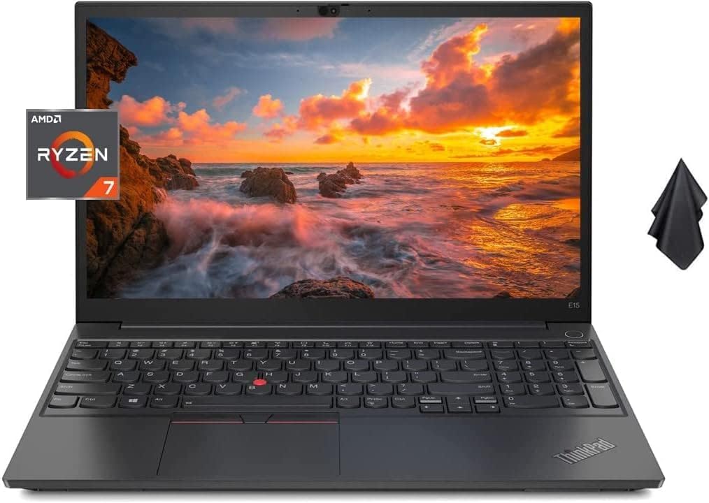 Ordinateur portable professionnel Lenovo ThinkPad E15 Gen 3, 15,6" Écran antireflet FHD IPS, AMD Ryzen 7 5700U, 40 Go de RAM, SSD NVMe PCIe 1 To, HDMI, webcam, WiFi 6, obturateur de confidentialité de la caméra, Windows 11 Pro
 Fiche Technique et Prix au Maroc