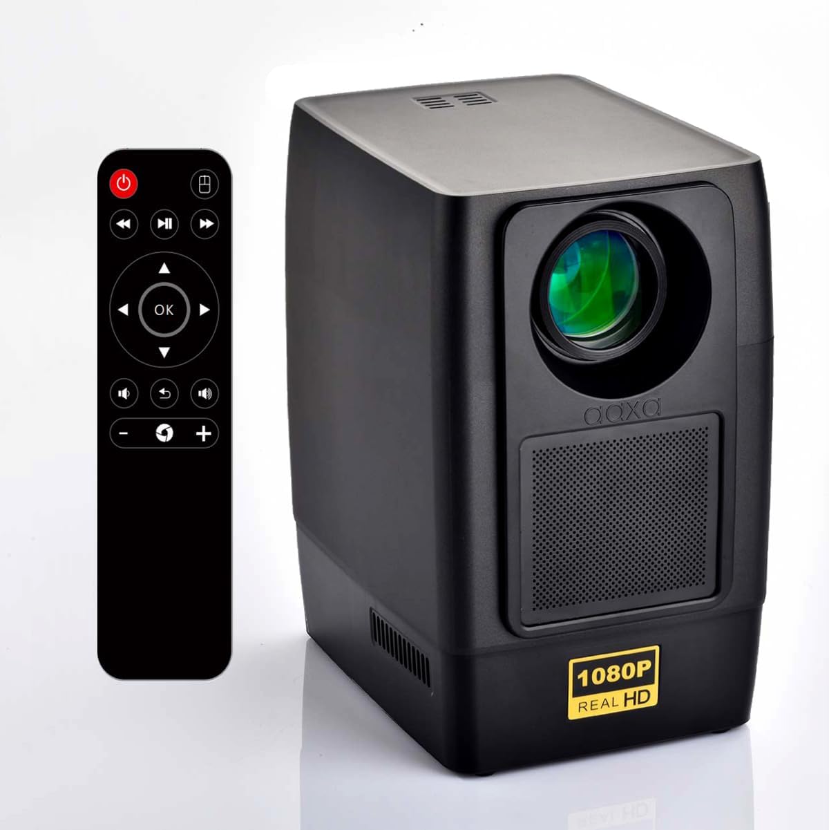 [E-Focus & Keystone] Projecteur Premium version Pro avec HDR 5G WIFI Bluetooth AAXA L500 1080p mise en miroir sans fil iPhone Android Streaming Apps Store, visionneuse de bureau, haut-parleurs 10 W, mini projecteur
Avis, Fiche Technique et Prix au Maroc