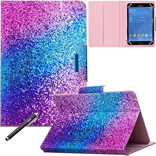 Étui Universel pour Tablette 8 Pouces, Newshine Fermeture Magnétique Flip Stand Cover avec Emplacements pour Cartes/Espèces pour iPad Mini/Galaxy Tab 8.0 Tablette/Amazon Kindle Fire HD HDX Autres 8.0 Tablette - Bleu Violet
 Fiche Technique et Prix au Maroc