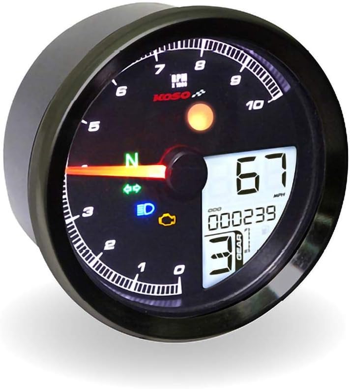 Jauge multifonction KOSO TNT-04 (noir)
Avis, Fiche Technique et Prix au Maroc