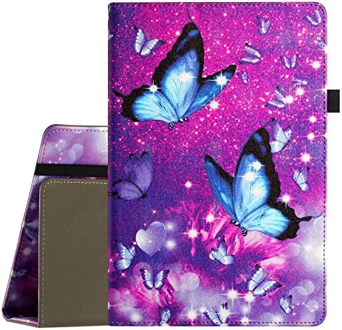 Pudiceva 10 10.1 Inch Android Tablet Case,Universal 10 10.1 in Tablet Case,Folding Stand Folio Universal Tablet Cover for 9.6" - 11" Touchscreen Tablet,Adjustable Fixing Band,Butterfly 01 Fiche Technique et Prix au Maroc