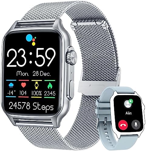 Montre Connectée Homme Repondre Appel - Smartwatch Sport 2,0 Pouces Étanche Écran Tactile Bracelet Connectee avec Moniteur de Sommeil Fréquence Cardiaque Podomètre Fitness Tracker pour Android iOS Fiche Technique et Prix au Maroc