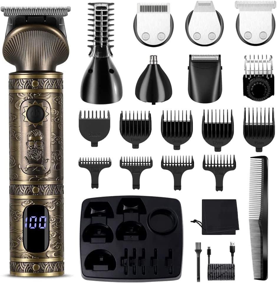 Surker Tondeuse Barbe Homme Tondeuse Cheveux Professionnelle Avec Lame en T de Coupe de Cheveux Chauve 0 mm Rasoir électrique Tondeuse Corps de Précision pour Nez 7 en 1
 Avis, Fiche Technique et Prix au Maroc