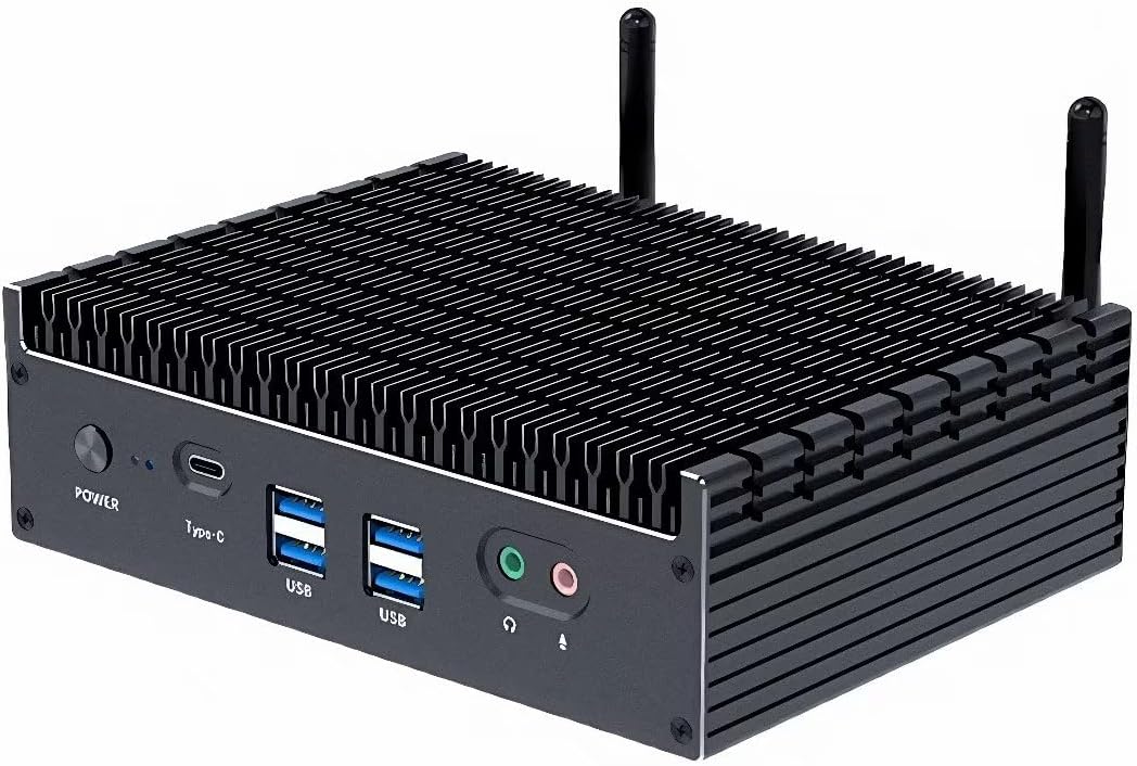 Mini PC de bureau industriel sans ventilateur, Intel Core i7-1255U (jusqu'à 4,7 GHz), 16 Go de RAM, 512 Go de SSD NVMe, boîtier en métal, 2 x Gigabit Ethernet, 4 x USB 3.0, 2 x HDMI, 2 x USB 2.0, prise en charge de la mise sous tension automatique
 Fiche Technique et Prix au Maroc