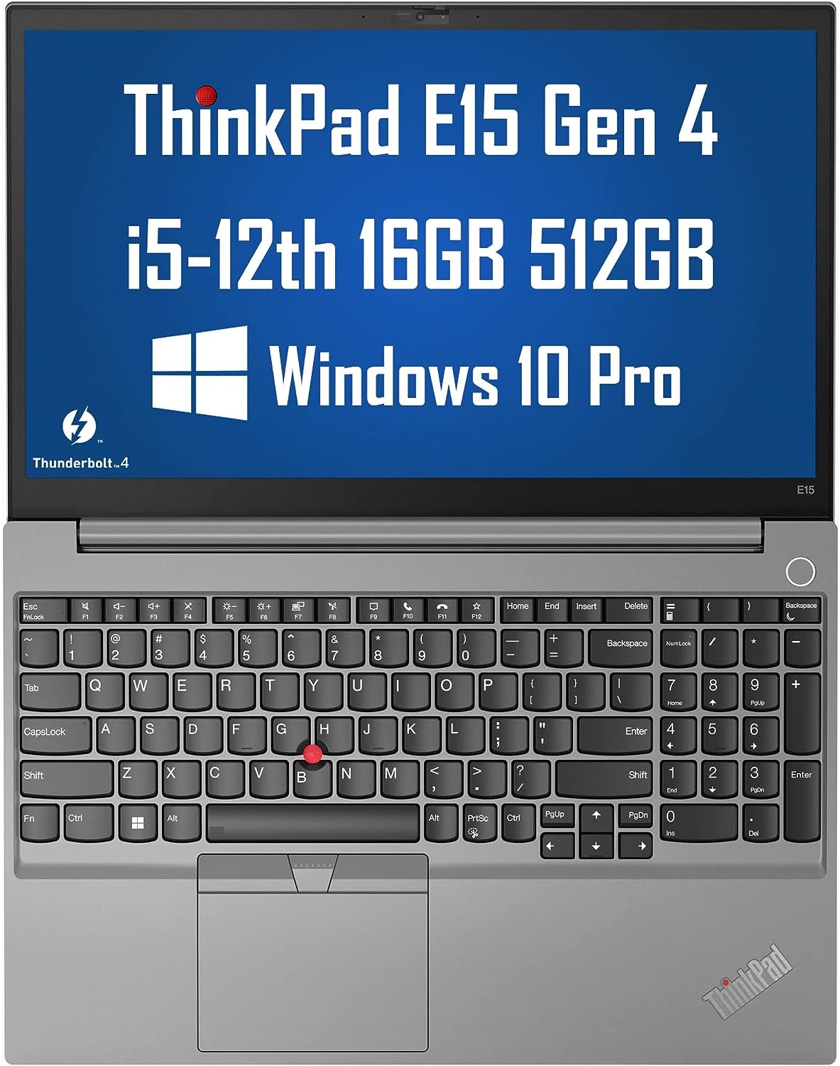 Dernier Lenovo ThinkPad E15 Gen 4 15.6" Ordinateur portable professionnel FHD (Intel 12e génération 10 cœurs i5-1235U, 16 Go de RAM, 512 Go de SSD PCle) IPS antireflet, webcam FHD, Thunderbolt, HDMI, RJ-45, Win 10 / Win 11 Pro - 2023
 Fiche Technique et Prix au Maroc