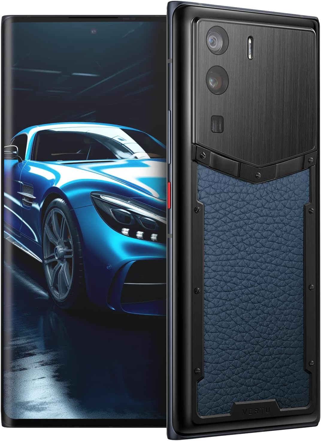 METAVERTU Calf Leather 5G Phone, Unlocked Secure Encrypted Smartphone with Vshot NFT 64MP Camera Dual Sim Android os & Web3.0 os Up to 18G RAM + 1TB ROM + 10T IPFS Storage Fiche Technique et Prix au Maroc