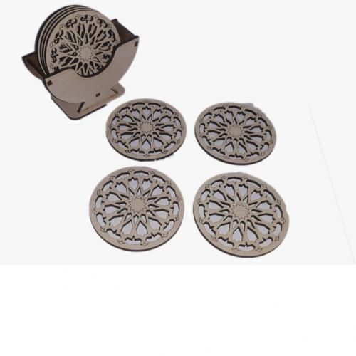 8 pièces Sous tasse
 Fiche Technique et Prix au Maroc