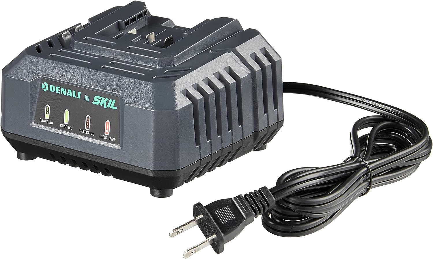 Marque Amazon – Denali by SKIL Chargeur standard 20 V 2,4 A, bleu
 Fiche Technique et Prix au Maroc