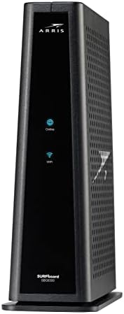 ARRIS SURFboard SBG8300 DOCSIS 3.1 Gigabit Modem câble et routeur Wi-Fi AC2350, Comcast Xfinity, Cox, Spectrum et plus, quatre ports 1 Gbit/s, vitesses Internet maximales de 1 Gbit/s, 4 canaux OFDM
 Avis, Fiche Technique et Prix au Maroc