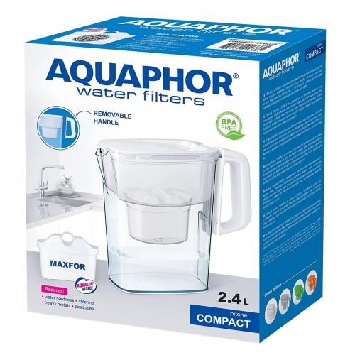 Aquaphor Carafe Filtrante Compact 2,4L Filtre à Eau Purificateur dans la maison et bureau
 Fiche Technique et Prix au Maroc