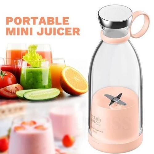 Blender Portable Smoothie Mixer , Avec USB Chargement , 420ml
 Fiche Technique et Prix au Maroc