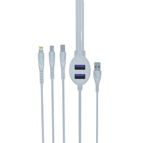 Câble de chargement USB Micro et Type C 3en1, 2 ports multiples, pour téléphone portable
 Fiche Technique et Prix au Maroc