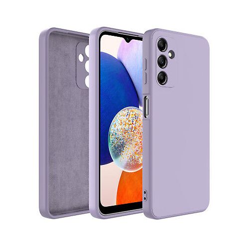 Case Pochette Silicone pour Samsung A14 Liquide Antichoc mauve
 Fiche Technique et Prix au Maroc