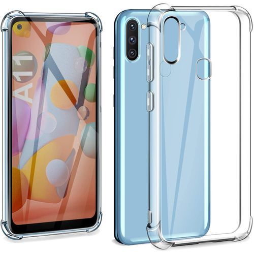 Case Samsung A11 : Coque silicone transparente Crystal
 Fiche Technique et Prix au Maroc