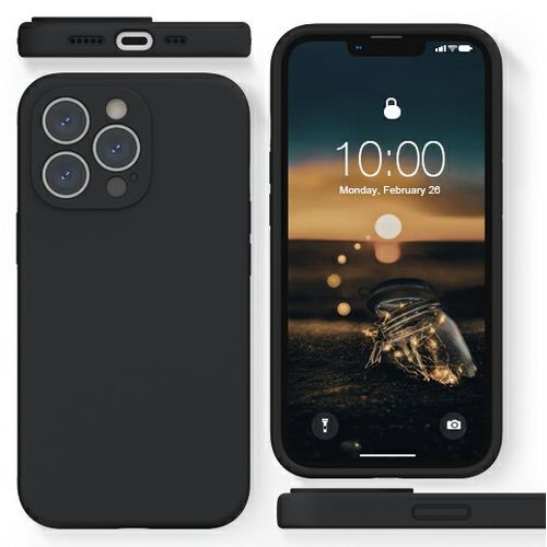 Cover pochette pour iPhone 14 pro Max Noir très ,pratique , antichoc, waterproof
 Fiche Technique et Prix au Maroc