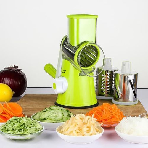 Découpeuse et râpe multifonction pour salades, fruits et légumes
 Fiche Technique et Prix au Maroc