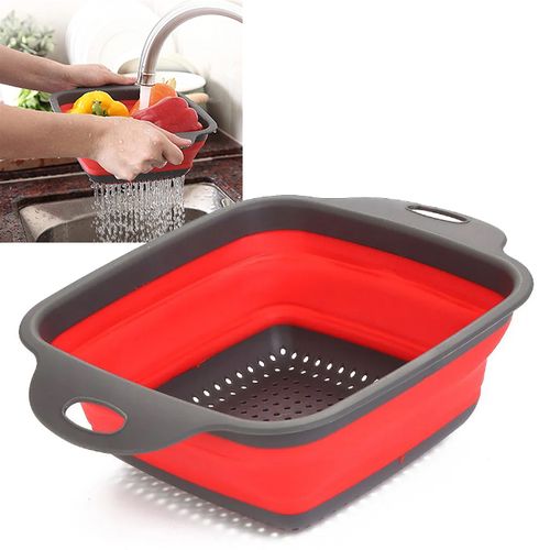 Égouttoir Pliable, Passoire en Silicone, Panier à Laver des Légumes et Fruits
 Fiche Technique et Prix au Maroc