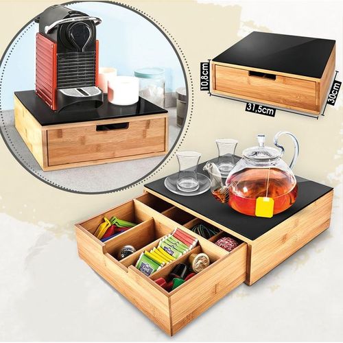 Ernesto coffre rangement capsules
 Fiche Technique et Prix au Maroc