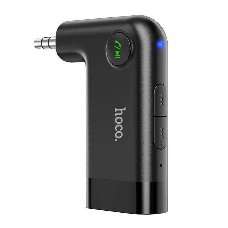 hoco e53 dawn sound in car aux wireless receiver buttons