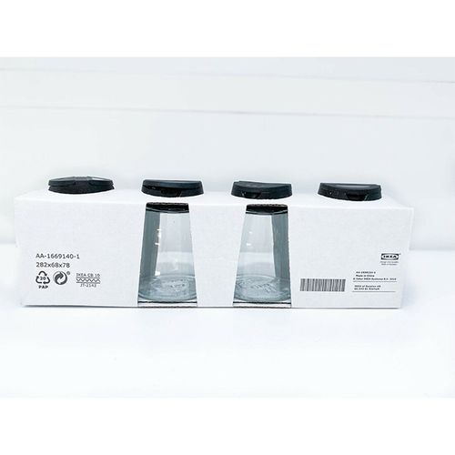 Ikea 4 Bocaux à épices en verres  15 cl
 Fiche Technique et Prix au Maroc