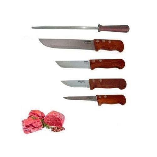 Lamacom Kit couteaux professionnels 5 pcs pour Aid adha, haute performance,durabilité
 Fiche Technique et Prix au Maroc