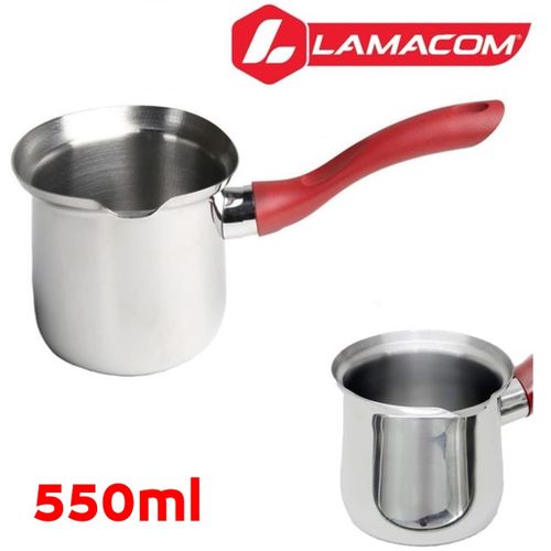 Lamacom Pot à lait, Café et Chocolat Inox 550ml, Pichet à boissons chaudes Inoxydable
 Fiche Technique et Prix au Maroc
