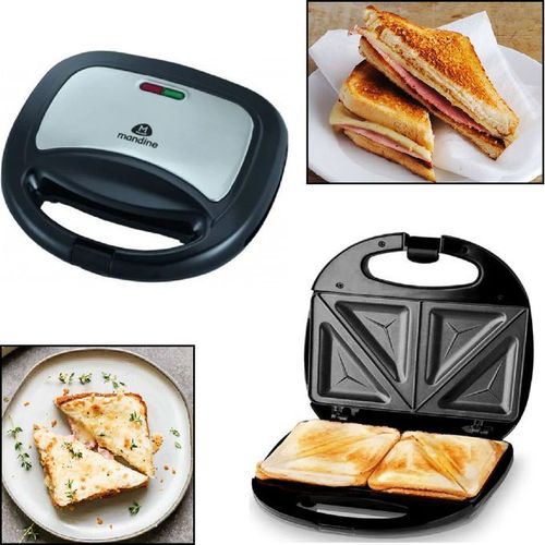 Mandine appareil a croque ,panini ,sandwitch,gaufrier,Antiadhésif Plaques
 Fiche Technique et Prix au Maroc