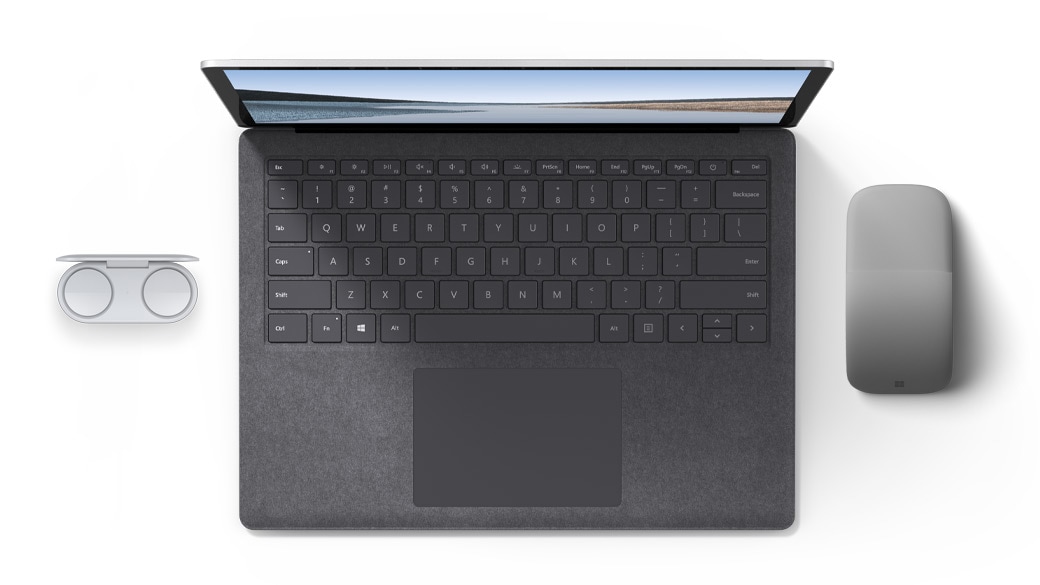 Surface Laptop 3 avec écouteurs Surface et souris Surface Arc