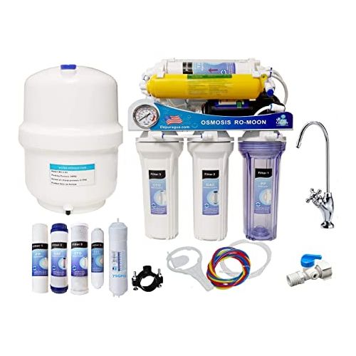 Osmoseur 5 étapes avec membrane 75GPD - Garantie 1 an
 Fiche Technique et Prix au Maroc