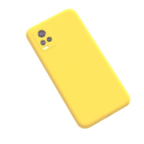 Pochette silicone pour Vivo v20 bon Qualite - Jaune
 Fiche Technique et Prix au Maroc