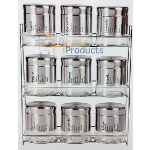 Présentoir à épices de 9 pièces a1
 Fiche Technique et Prix au Maroc
