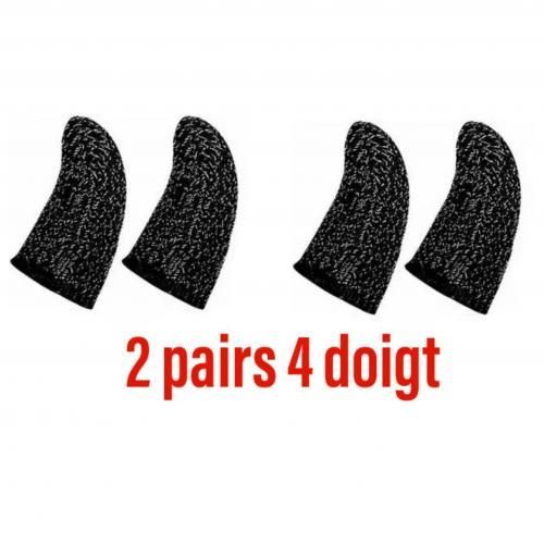 Pubg Controller pubg Gants À Doigt en Fibre Game Finger Sleeve 2 Paire 4 doigt
 Fiche Technique et Prix au Maroc