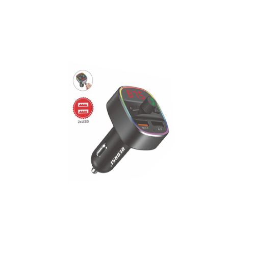 REGRSI Transmetteur FM Bluetooth 5.0 pour voiture, Écran LED 7 couleurs
 Fiche Technique et Prix au Maroc