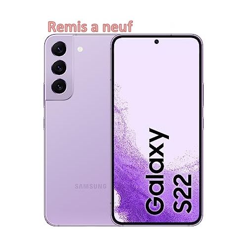 Samsung Galaxy S22 5G violet - 8Go/128Go - Chargeur NN inclus - Remis a neuf
 Fiche Technique et Prix au Maroc