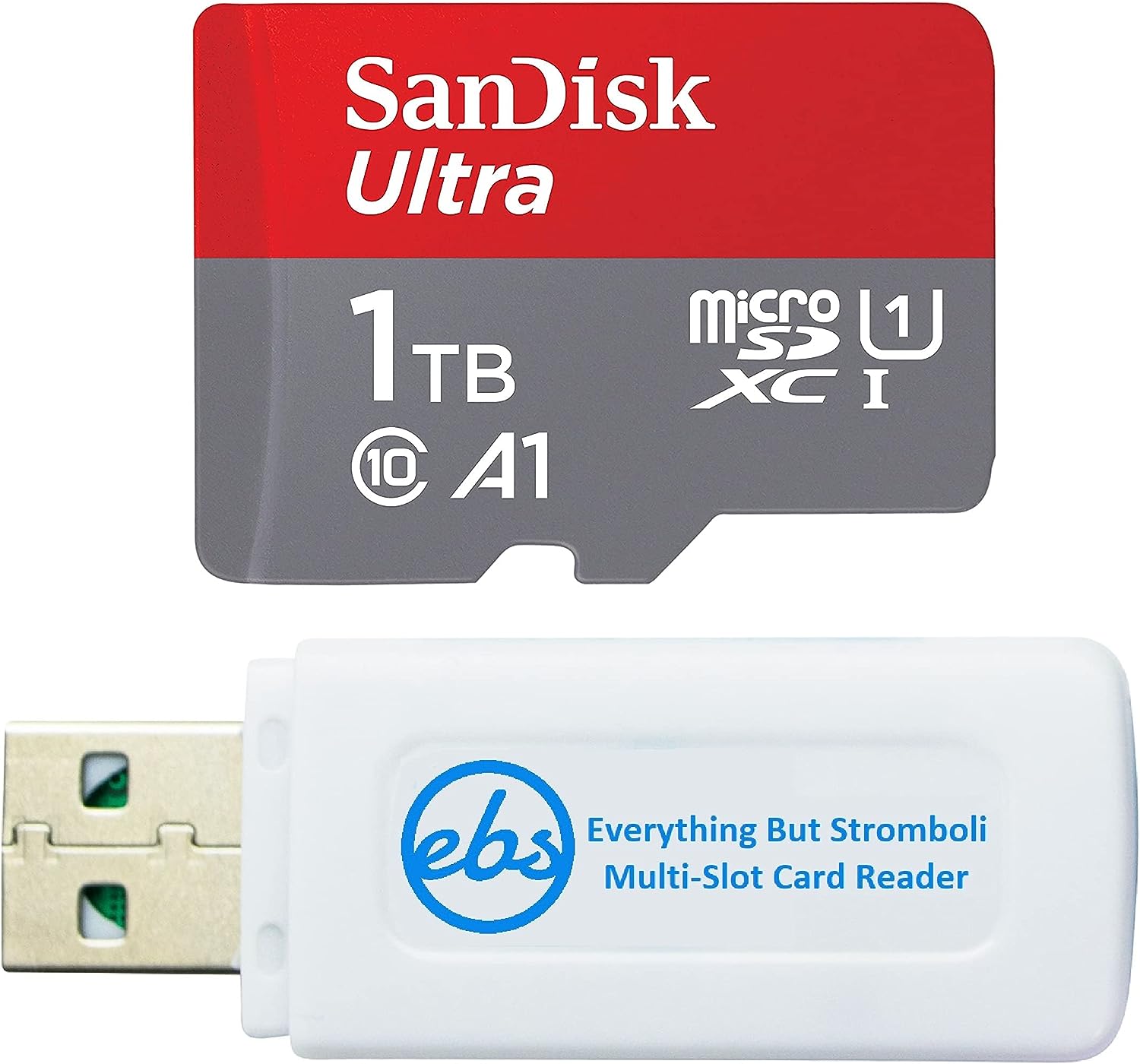 SanDisk Carte mémoire Ultra Classe 10 1 To pour console de jeu OLED Nintendo Switch (SDSQUA4-1T00-GN6MN) UHS-I Bundle avec (1) lecteur de carte SD et MicroSDXC Everything But Stromboli
 Avis, Fiche Technique et Prix au Maroc